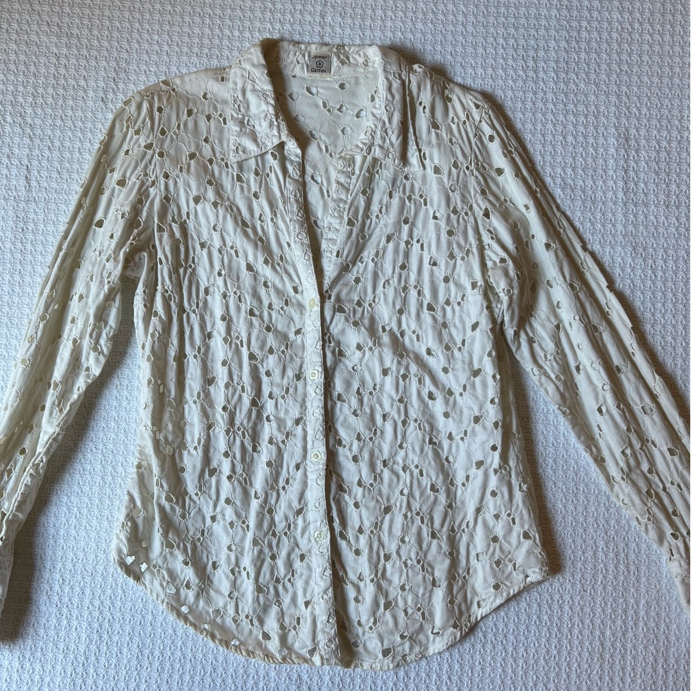 Vintage Johnny Cotton Eyelet Shirt